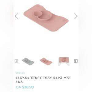 Stokke Pink Tray EZPZ Mat 2 Pieces